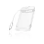 ICY BOX IB-AC703-C - 2.5" HDD/SSD Enclosure with USB-C, SATA III, 9.5 mm, Translucent White