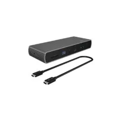 ICY BOX Thunderbolt 4 Docking Station - Type-C, 4x USB-A, 3x USB-C, HDMI - Black