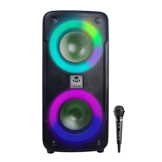 iDance DJX-100MK2 Portable Karaoke Speaker with Wired Microphone USB & BT — image 4