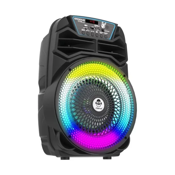 iDance Groove Karaoke Speaker - 114mk3 - with 1 Wired Mic BT & USB — image 3
