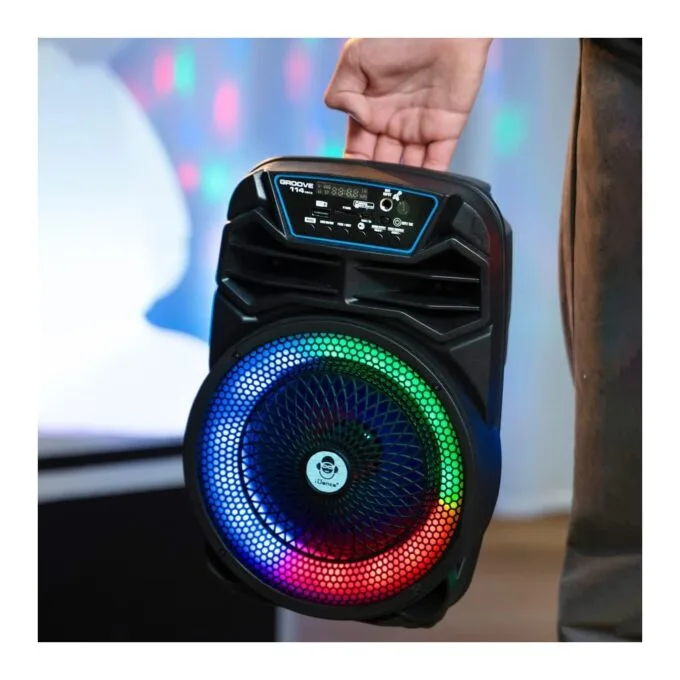 iDance Groove Karaoke Speaker - 114mk3 - with 1 Wired Mic BT & USB — image 4