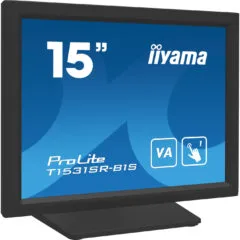 IIYAMA 15" Touchscreen Monitor - T1531SR-B1S - Flat VA 4:3 Black