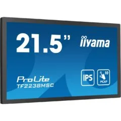 IIYAMA 21.5-inch Touch IPS Monitor - TF2238MSC-B1 - Flat, 16:9, HDMI+DP+USB
