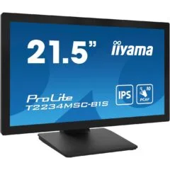 IIYAMA 21.5" IPS Monitor - T2234MSC-B1S - 16:9, M-Touch, HDMI+DP