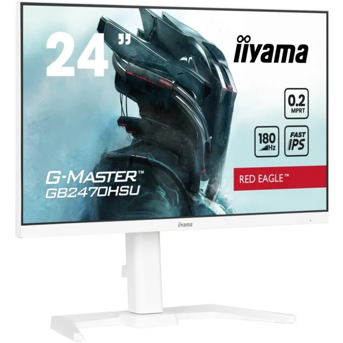 IIYAMA 60.5cm (23.8-inch) IPS Monitor - GB2470HSU-W6 - 16:9, HDMI+DP, 4xUSB-A — image 1