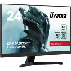 iiyama G-MASTER G2470HSU-B6 - 23.8" Fast IPS FHD Gaming Monitor 180Hz 0.2ms HDMI+DP+USB, Black