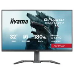 iiyama G-MASTER - GB3272QSU-B1 - 80 cm (31.5"), 2560x1440, 16:9 IPS, 0.5 ms, 180 Hz, HDMI ×2, DisplayPort, USB-Hub, VESA