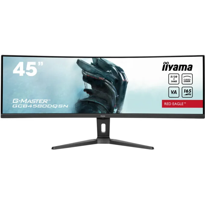 iiyama G-MASTER GCB4580DQSN-B1 - 45" (5120x1440) Curved 165Hz VA Gaming Monitor, USB-C 90W, HDR400, Black — image 2