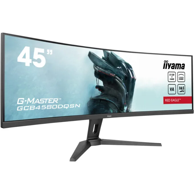 iiyama G-MASTER GCB4580DQSN-B1 - 45" (5120x1440) Curved 165Hz VA Gaming Monitor, USB-C 90W, HDR400, Black — image 1