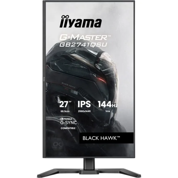iiyama - GB2741QSU-B1 - 68.6 cm 27? (2560×1440) 16:9 QHD IPS 1 ms 144 Hz HDMI DisplayPort VESA 100×100 Black — image 2