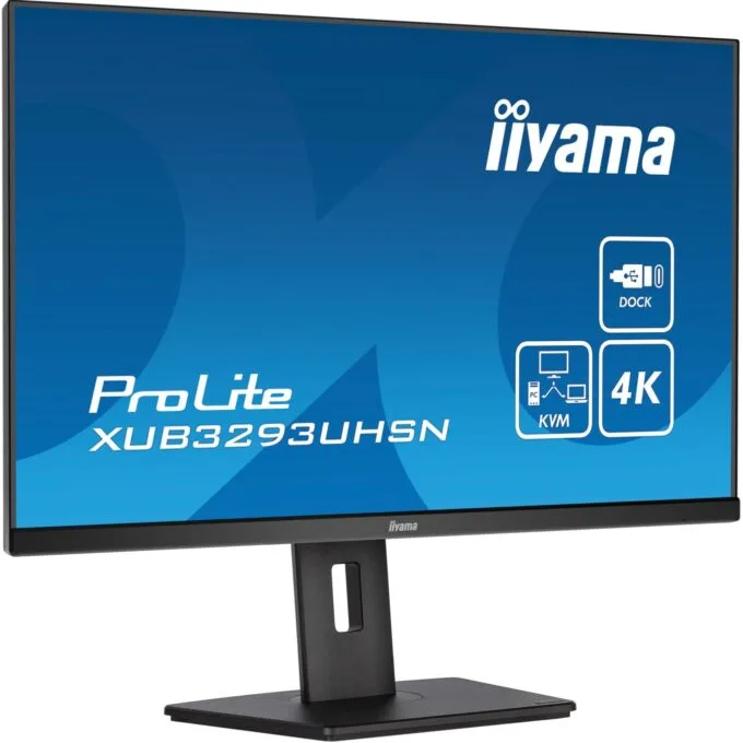iiyama LCD Business Monitor XUB3293UHSN-B5 - 32'' 4K IPS HDMI DP USB-C Black — image 3
