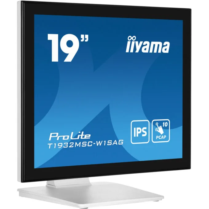 IIYAMA ProLite T1932MSC-W1SAG - 19in (48.3 cm) 5:4 10pt Multi-Touch IPS Monitor, Anti-Glare, HDMI+DP+USB, White — image 13