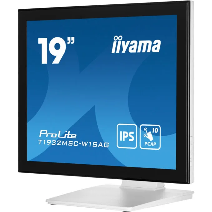 IIYAMA ProLite T1932MSC-W1SAG - 19in (48.3 cm) 5:4 10pt Multi-Touch IPS Monitor, Anti-Glare, HDMI+DP+USB, White — image 14
