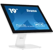 IIYAMA ProLite T1932MSC-W1SAG - 19in (48.3 cm) 5:4 10pt Multi-Touch IPS Monitor, Anti-Glare, HDMI+DP+USB, White