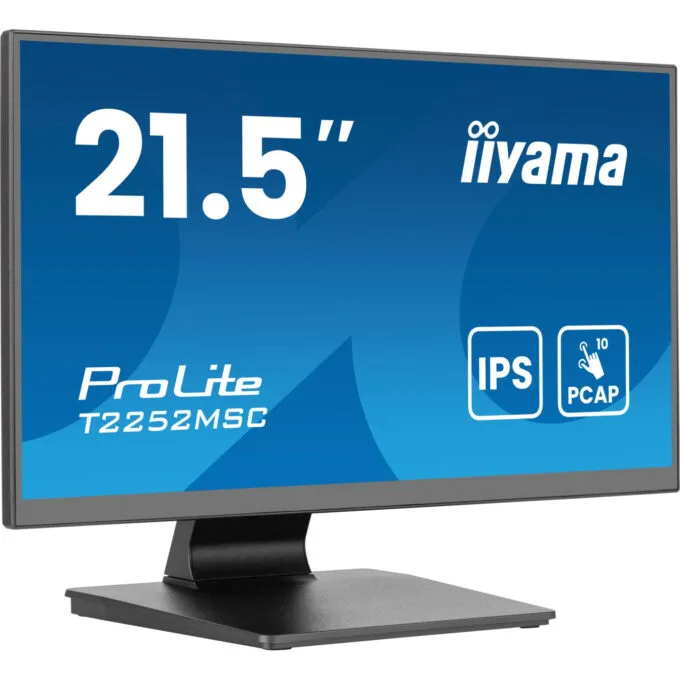 iiyama ProLite T2252MSC-B2AG - 21.5" Touch IPS Full HD Monitor, Edge-to-Edge Glass, HDMI+DP+2xUSB, Black — image 7