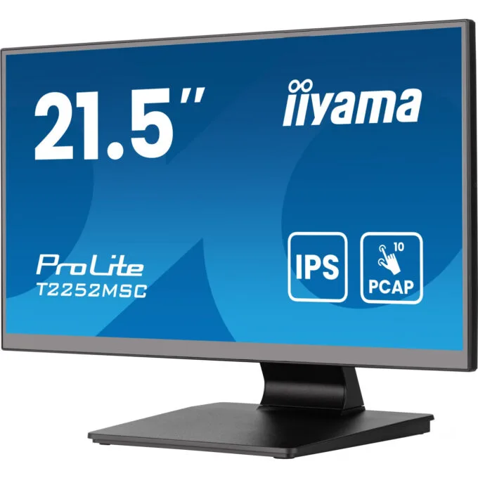 iiyama ProLite T2252MSC-B2AG - 21.5" Touch IPS Full HD Monitor, Edge-to-Edge Glass, HDMI+DP+2xUSB, Black — image 9