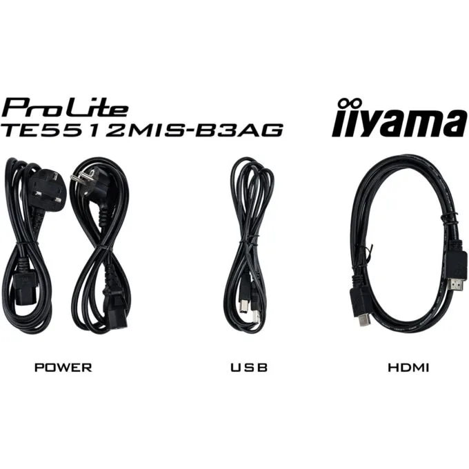 iiyama ProLite TE5512MIS-B3AG - 55" 4K UHD IPS Interactive Touchscreen, Android 11, 4GB/16GB, USB-C, WiFi6 — image 5