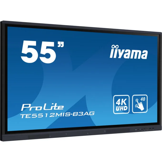 iiyama ProLite TE5512MIS-B3AG - 55" 4K UHD IPS Interactive Touchscreen, Android 11, 4GB/16GB, USB-C, WiFi6 — image 1