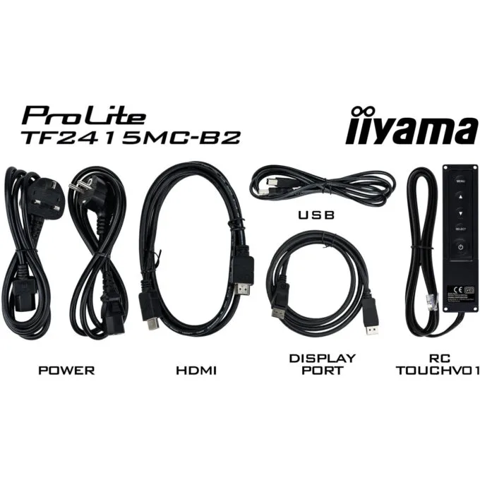 iiyama ProLite TF2415MC-B2 - 23.8" PCAP Multi-Touch Open Frame Monitor, Full HD, HDMI & DisplayPort, Black — image 4