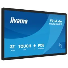 iiyama ProLite - TW3226AS-B3P - 80.1 cm (31.5") 1920x1080 VA 16:9 8 ms 60 Hz HDMI USB LAN PoE VESA Speaker Black
