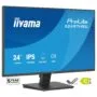 iiyama ProLite - X2497HSU-B1 - 60.5 cm (23.8") (1920x1080) 16:9 IPS 4ms 120Hz HDMI DisplayPort USB VESA Speaker Black