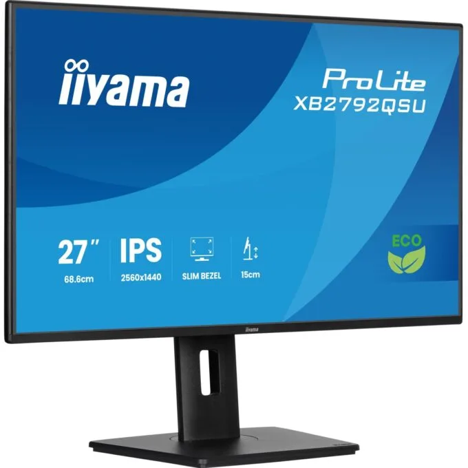 IIYAMA ProLite XB2792QSU-B1 27" QHD IPS 120Hz USB Hub - Black — image 17