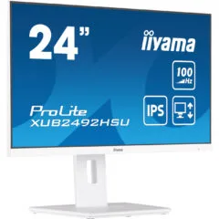 iiyama ProLite XUB2492HSU-W6 24" IPS FHD Monitor - White, 1080p, 100Hz, 0.4ms