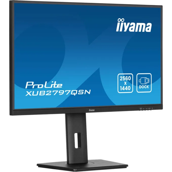 iiyama ProLite XUB2797QSN-B2 - 27" QHD IPS 100Hz 1ms USB-C 65W Dock - Black — image 9