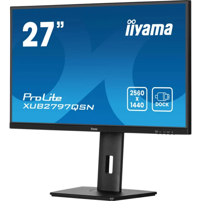 iiyama ProLite XUB2797QSN-B2 - 27" QHD IPS 100Hz 1ms USB-C 65W Dock - Black — image 10
