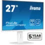 iiyama ProLite XUB2797QSU-W2 - 27-inch QHD IPS, 100Hz, 1ms, USB hub, HDMI 2.0 + DP1.4, White, Height-adjustable