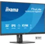 iiyama ProLite XUB3297QSNP-B1 - 32-inch QHD IPS Monitor, USB-C 95W PD Dock, DP-Out, KVM, 100Hz, 1ms, Black