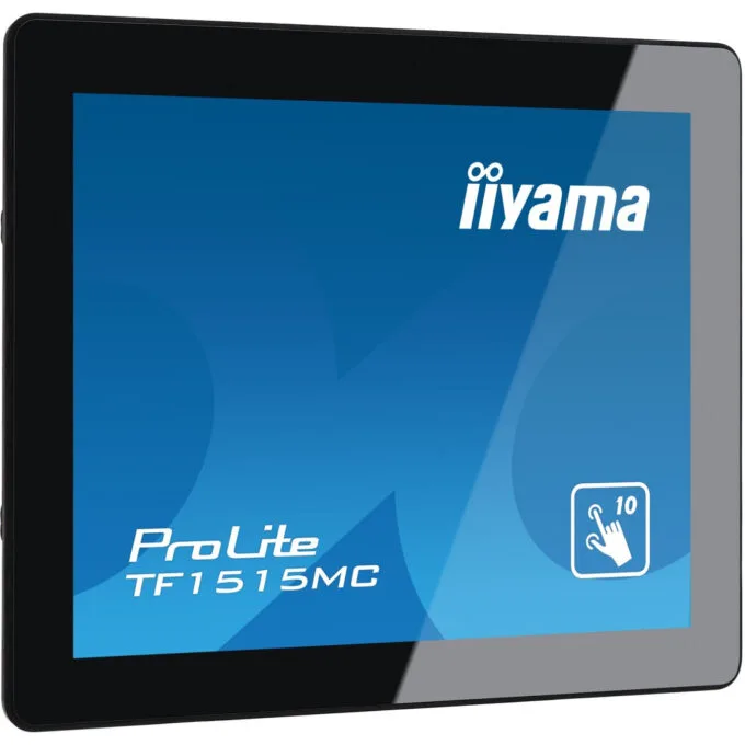 iiyama TF1515MC-B2 - 15" Open Frame PCAP Touchscreen (Black) - 4:3 XGA LED, HDMI & DisplayPort — image 2