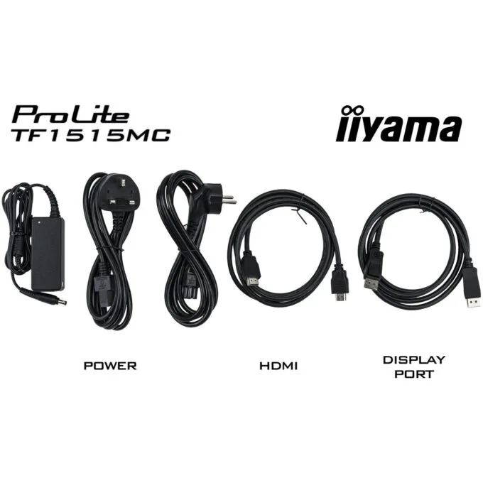 iiyama TF1515MC-B2 - 15" Open Frame PCAP Touchscreen (Black) - 4:3 XGA LED, HDMI & DisplayPort — image 15
