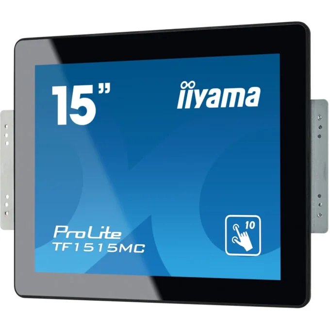 iiyama TF1515MC-B2 - 15" Open Frame PCAP Touchscreen (Black) - 4:3 XGA LED, HDMI & DisplayPort — image 3