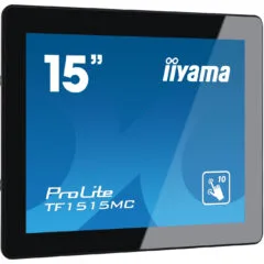 iiyama TF1515MC-B2 - 15" Open Frame PCAP Touchscreen (Black) - 4:3 XGA LED, HDMI & DisplayPort