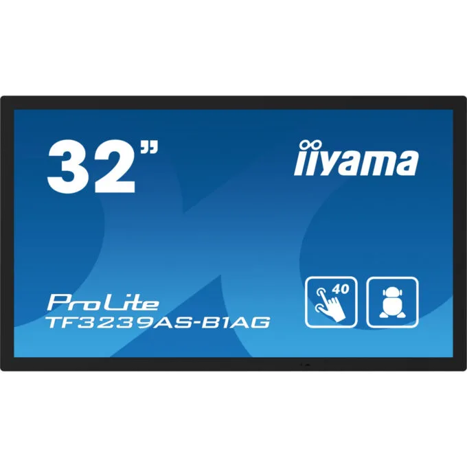 Iiyama TF3239AS-B1AG - 31.5" IPS PCAP Touch All-in-One Display, Android 11, 4GB/32GB, 2xHDMI+DP, Black, 24/7 — image 2