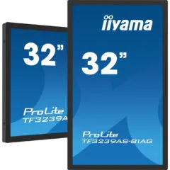 Iiyama TF3239AS-B1AG - 31.5" IPS PCAP Touch All-in-One Display, Android 11, 4GB/32GB, 2xHDMI+DP, Black, 24/7