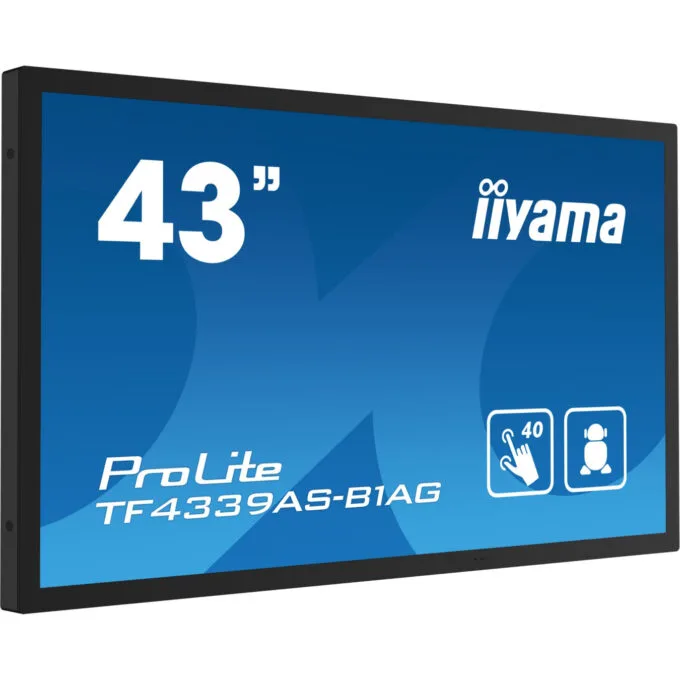 iiyama TF4339AS-B1AG - 43" 4K IPS M-Touch Display, Android 11, 4GB/32GB, Black, IP54 — image 8