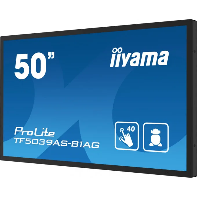 iiyama TF5039AS-B1AG - 50" 4K VA Interactive Display, 40-Point Touch, Android 11, 2xHDMI+DP, 500 cd/m2, Black — image 11
