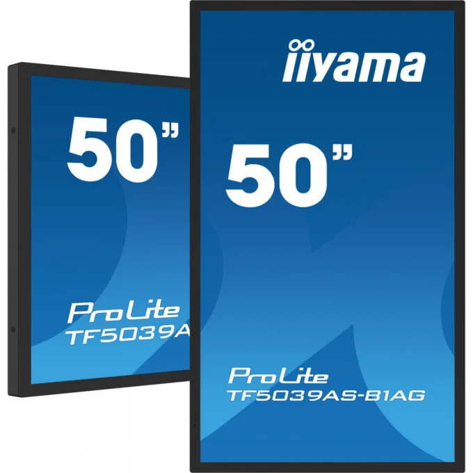 iiyama TF5039AS-B1AG - 50" 4K VA Interactive Display, 40-Point Touch, Android 11, 2xHDMI+DP, 500 cd/m2, Black — image 1
