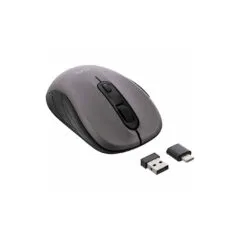 InLine 55363 3-in-1 Mouse Bluetooth + 2x2.4GHz 5 Buttons Grey/Black