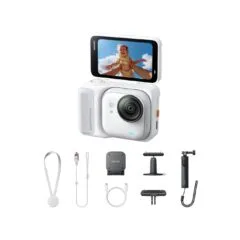 Insta360 GO Ultra Creator Bundle Arctic White - Mini 2-in-1 Tripod, Quick Release Mount, Pivot Mount