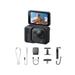 Insta360 GO Ultra Creator Bundle Midnight Black - Mini 2-in-1 Tripod, Quick Release Mount, Pivot Mnt