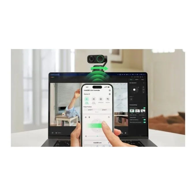 Insta360 Link 2 4K AI Webcam 2-Axis Gimbal - CINSABNB — image 10