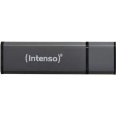 Intenso Alu Line USB Stick - 64GB - USB 2.0, Anthracite Aluminum