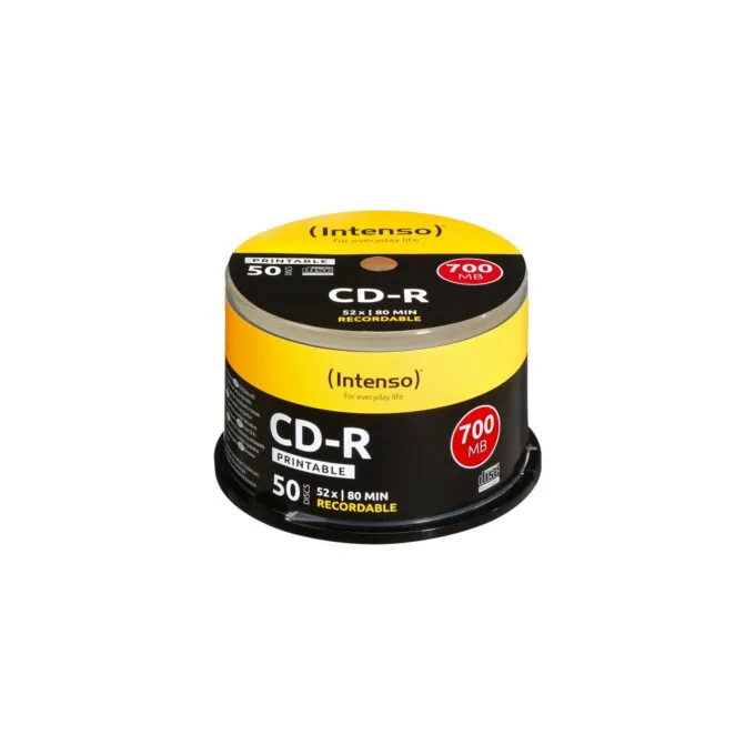 Intenso CD-R 700 MB, CD blanks 50-pack — image 1