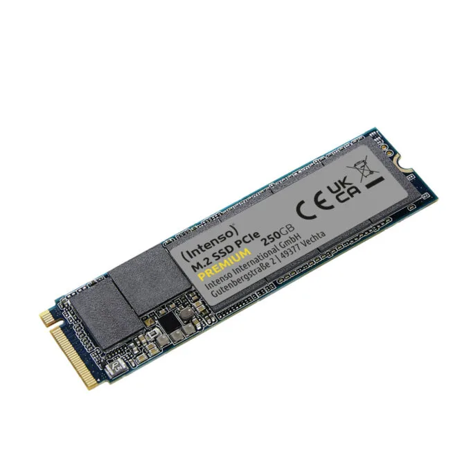 Intenso PCIe NVMe SSD - 3835440 - 250GB M.2 2280, PCIe Gen3 x4, NVMe 1.3, up to 2100/1700 MB/s — image 1