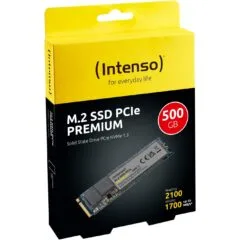 Intenso Premium 500GB M.2 2280 NVMe SSD - PCIe 3.0 x4 2100 MB/s - 3835450