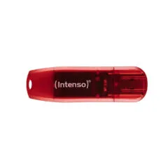 Intenso Rainbow Line USB Stick - 3502491 - 128GB, Red Transparent, USB 2.0