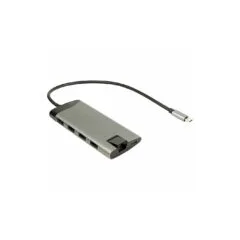 Inter-Tech Argus GDC-802 USB-C 8-in-1 Docking Station 100W PD 4K HDMI